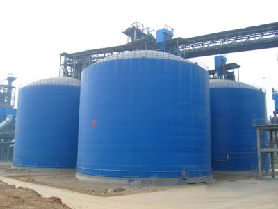 永城水泥钢板库改造